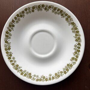 Vintage Corelle Crazy Daisy Saucer Plate 1970s Retro Floral Dish